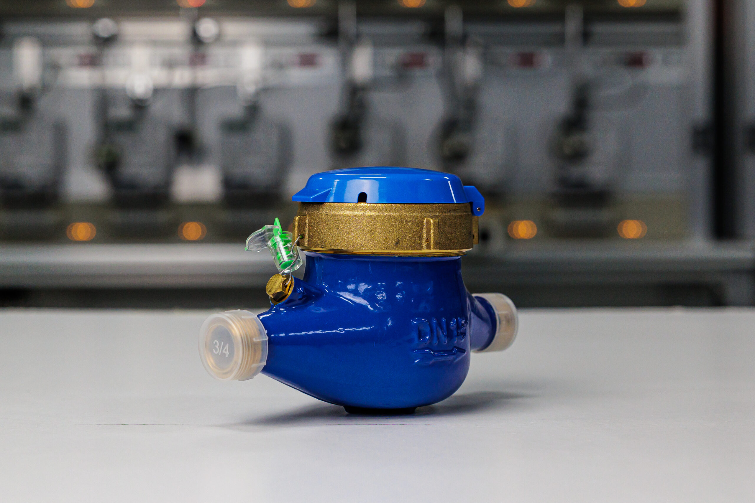 Watermeter mechanical metal up to 99999 cubic meters Watermeter mechanical metal up to 99999 cubic meters