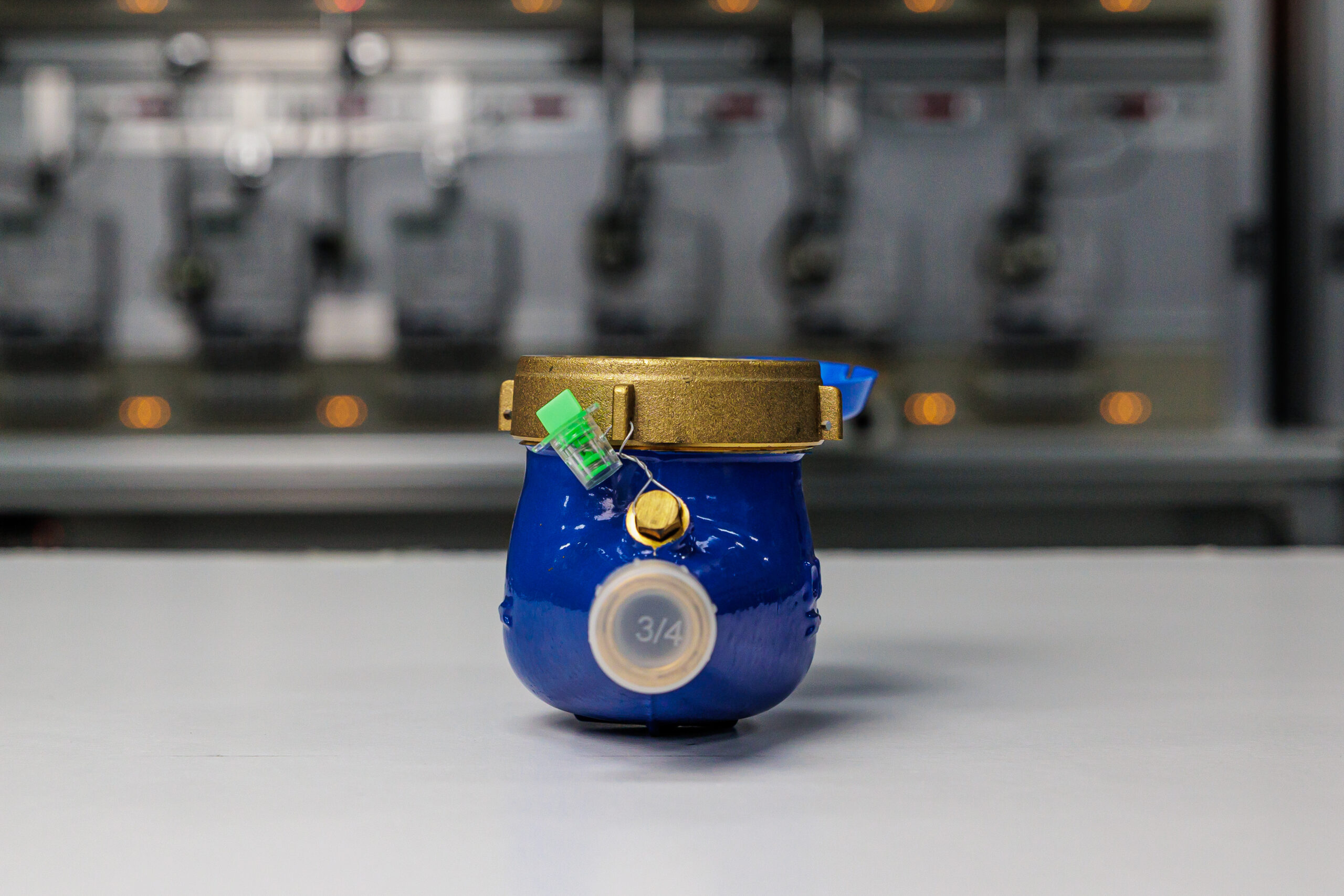 Watermeter mechanical metal up to 99999 cubic meters Watermeter mechanical metal up to 99999 cubic meters